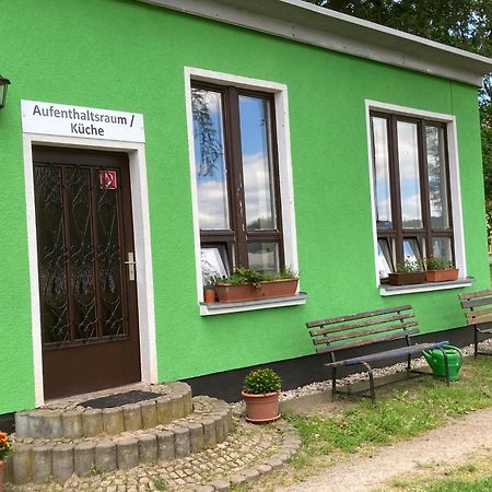 Campingfass Mit Panoramaterrasse Langenbernsdorf Exterior foto